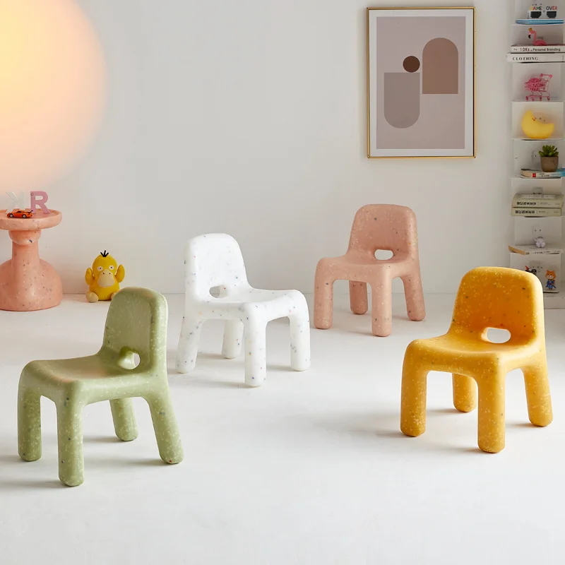 

Plastic Chair Table Nordic Wind Environmental Protection Shoe Changing Stool Outdoor Small Bench Ottomans Living Room Furniture