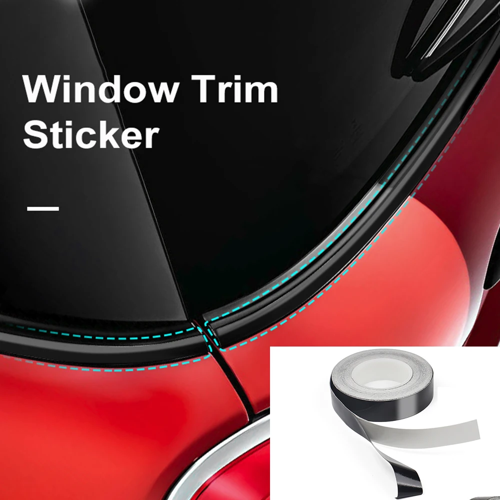 

Наклейка-накладка на оконную и дверную линию кузова (черная) для Mini Cooper R55 R56 R60 R61 F54 F56 F60, аксессуары для авто