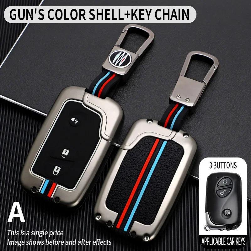 

Car Key Case Cover For Lexus CT200H GX400 GX460 IS250 IS300C RX270 ES240 ES350 LS460 GS300 450h 460h Shell Interior Accessories