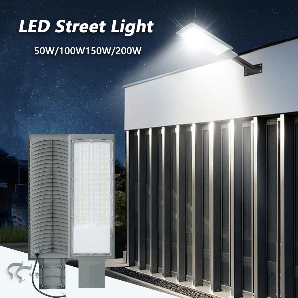 

Outdoor Light Integrated Street Light AC85-265V Garden Lights Outdoor Waterproof LED Street Light Road Street Pathway Pole Light