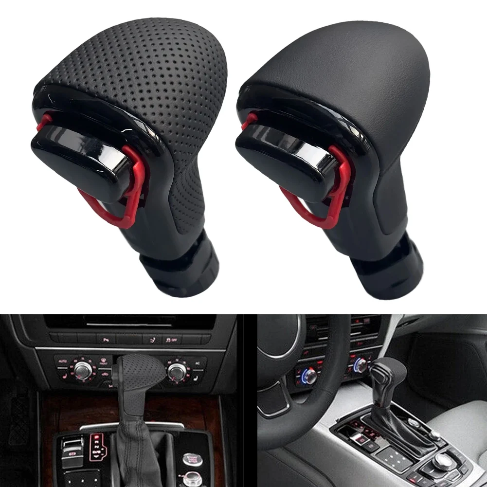 

Leather Car Shift Knob High Quality For A3 8P For A4 8K A5 8T C6 A7 C7 4G1713139 Automatic Easy Installation Car Accessories