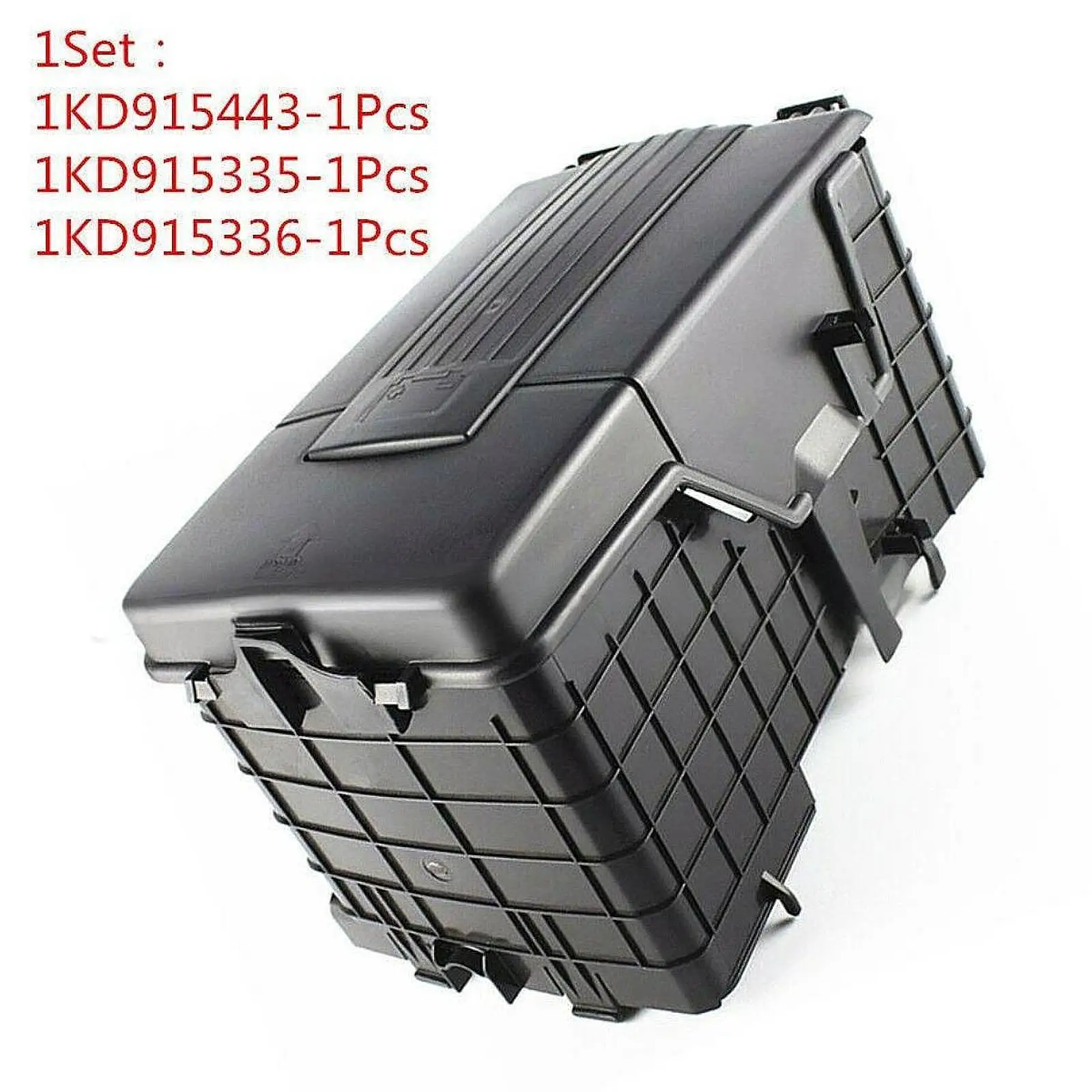 Car Battery Cover 1KD915335 Easy to Install Premium Durability Protective Protection Box Dust Cover Accessory for VW Touran