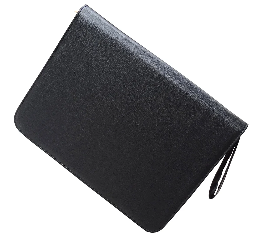 PU Leather Fountain Pen Case Pen Bag Pencil Case Available for 48 Pens - Coffee / Black / Gray Leather Pen Holder / Pouch