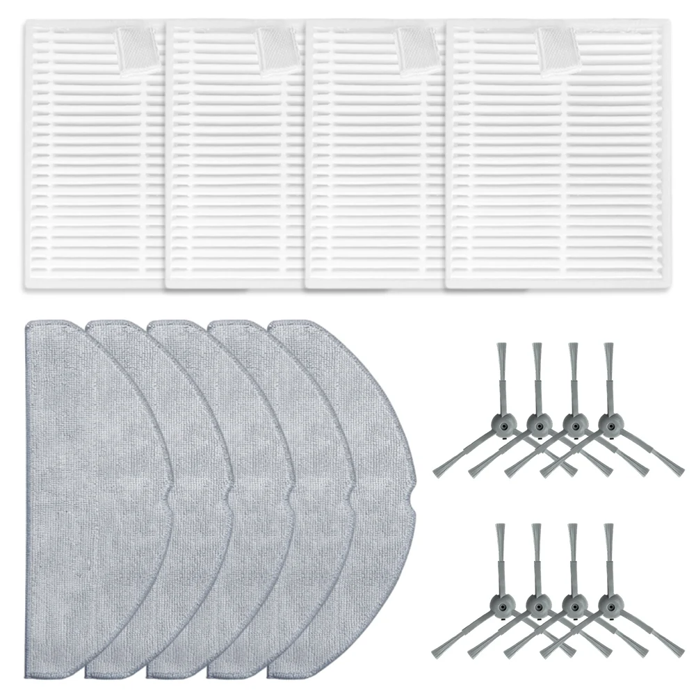 2222222222222SideBrushFilters Mop Pads For Lubluelu L20 For Honiture V8 Pro Robotic Vacuum Cleaner Accessories Replacement