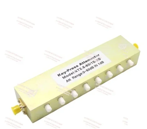 Type RF Coaxial Button Adjustable Attenuator 0-90db/60/30 Button Adjustable / Step Attenuator