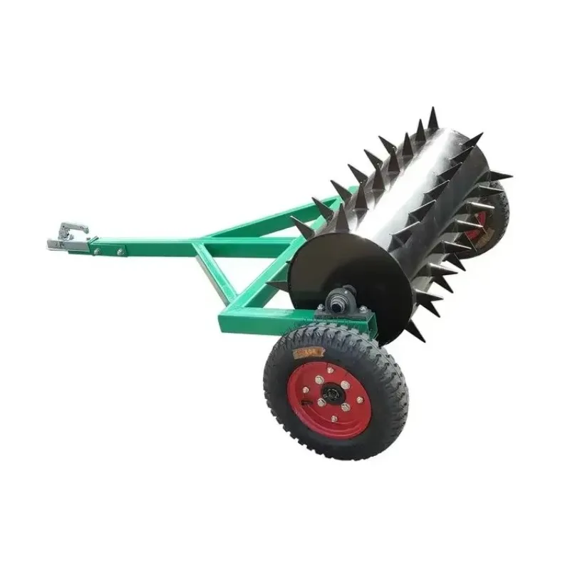 

ATV Soil compactor roller farm land ballast aerator roller aerator lawn machine for soil