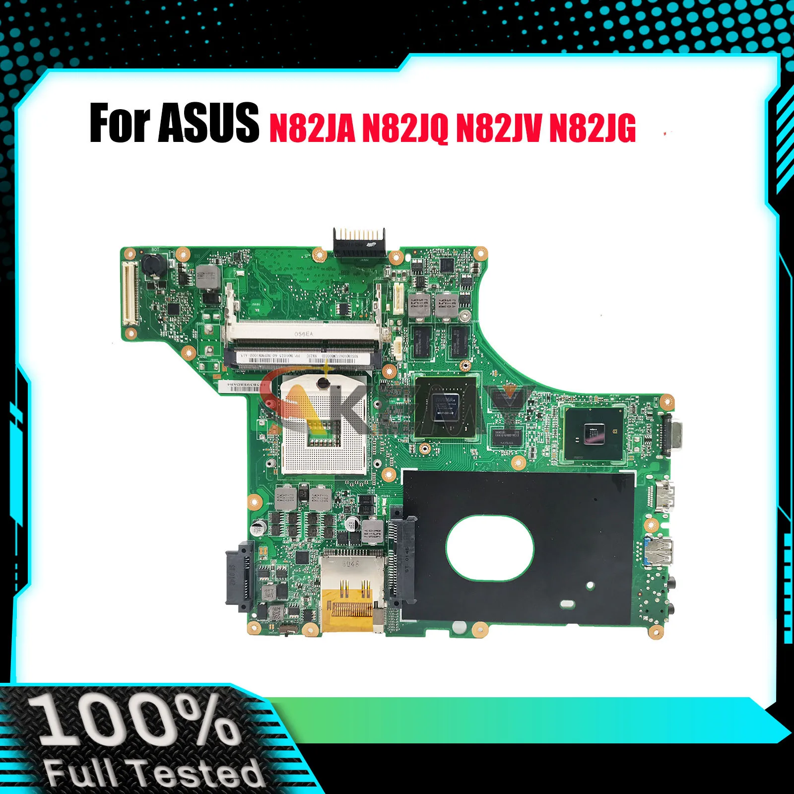 

N82JQ Laptop Motherboard For ASUS Vivobook N82JV N82JA N82JQ N82J N82JG Notebook Mainboard in stock 100% tests OK fast shipping