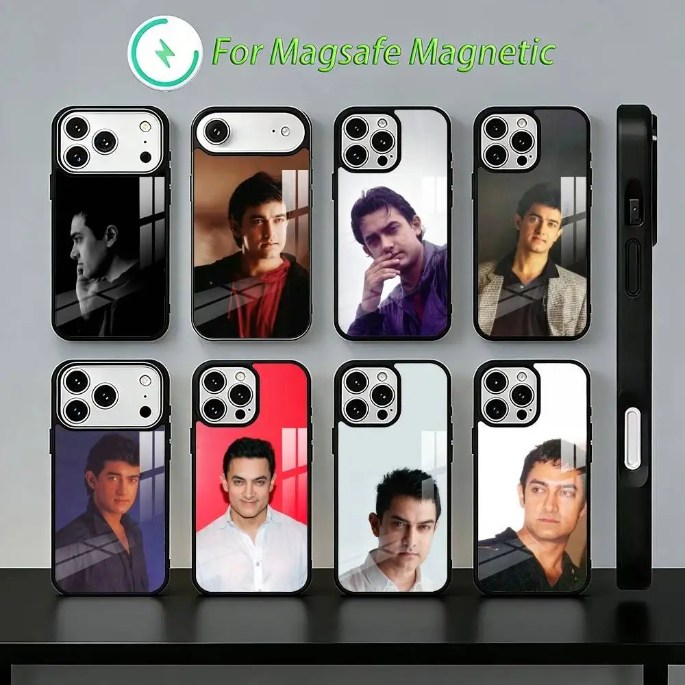 

Aamir Khan Phone Case For iPhone 17,16,15,14,13,12,11,Plus,Pro,Max Magnetic Wireless Charging