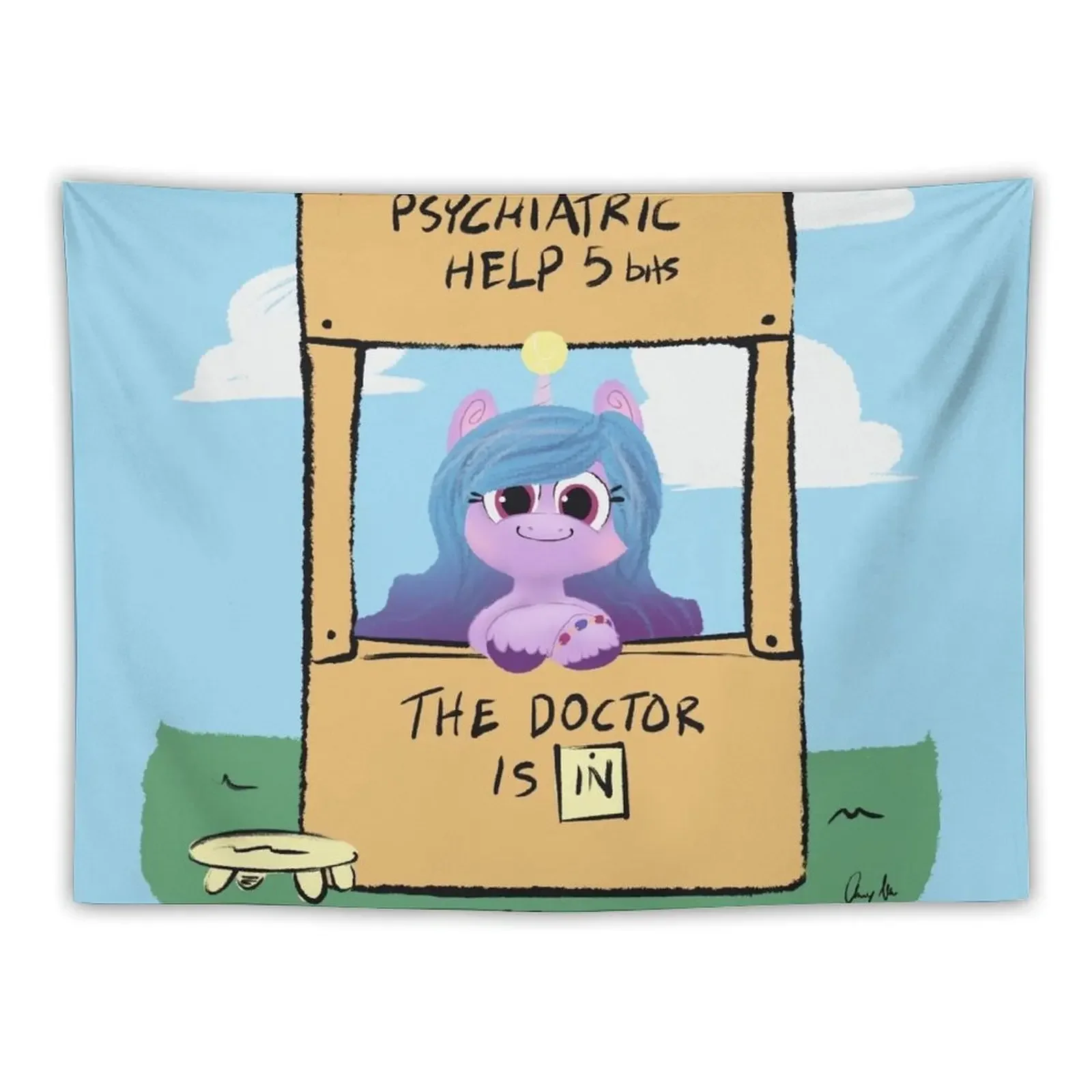 Izzy Moonbow MD Tapestry Room Decor Aesthetic Outdoor Decoration Decoration For Bedroom Tapestry