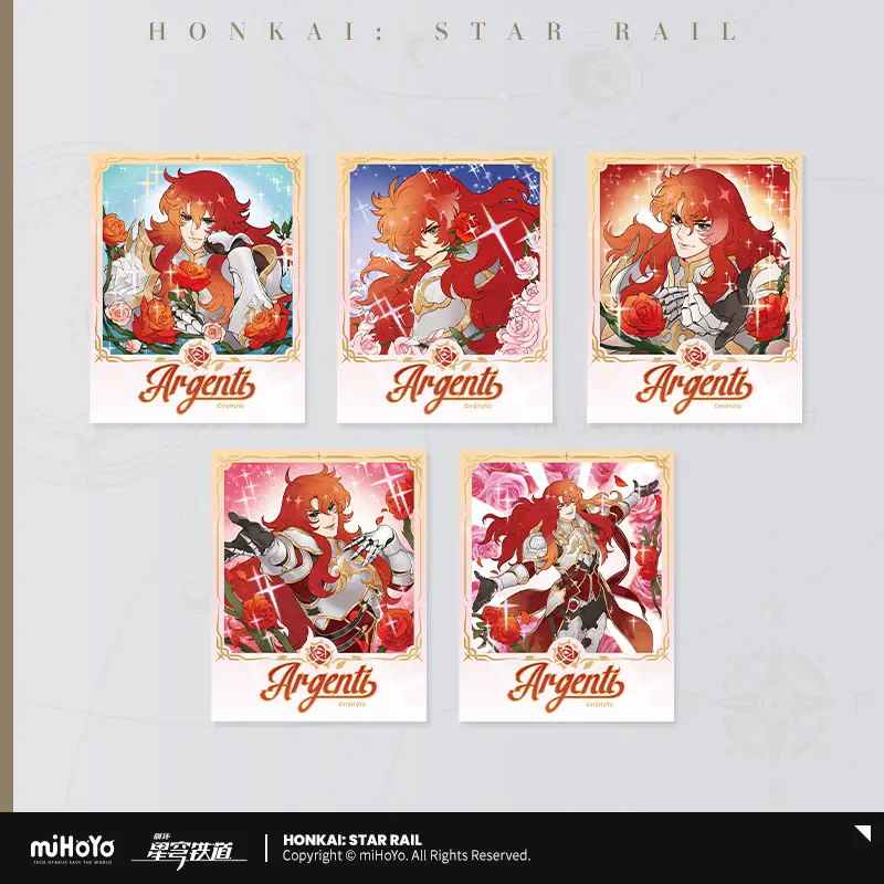 Official Honkai Star Rail Gaming Merchandise Cartoon Characters Cosplay ldrila Film Style Card Set Halloween Gifts