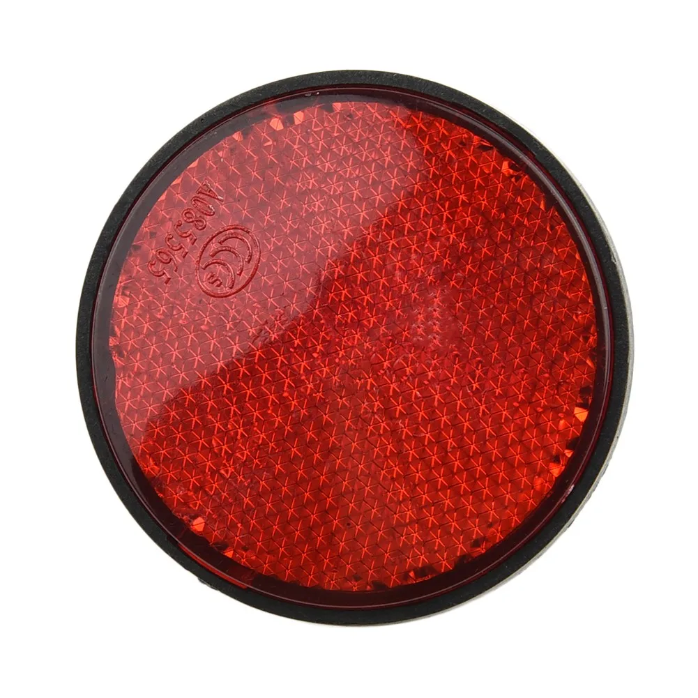 1 Pcs Bike Round Reflector Night Cycling Safety Reflective Motorcycles Electro Bicycle Accessory Tool Green Red White Orange