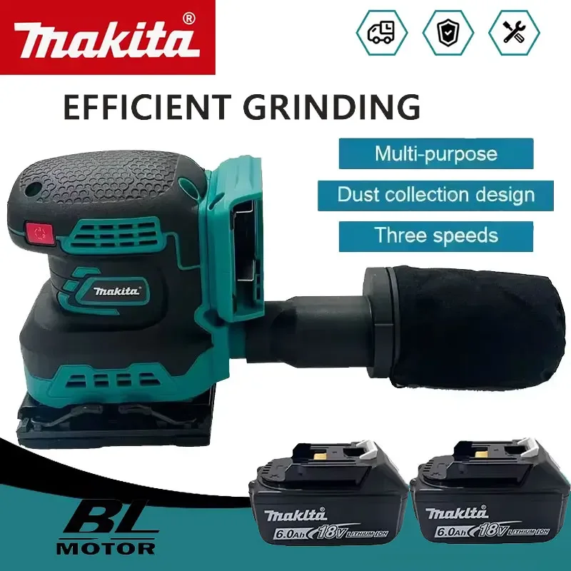 

Makita Electric Flatbed Sander Rechargeable Cordless Sandpaper Machine Sanding Polishing Waxing Machine Electric Sandpaper
