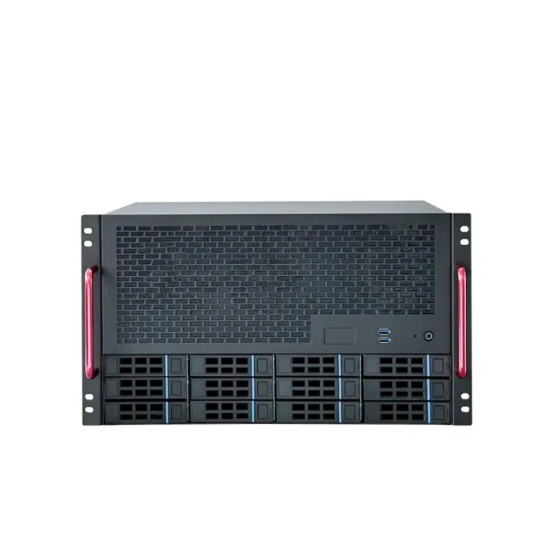 12 Bay NAS Chassis, ATX Motherboard, ATX Power Supply, 8 Full Height Slots, Enterprise AIO Server view 2