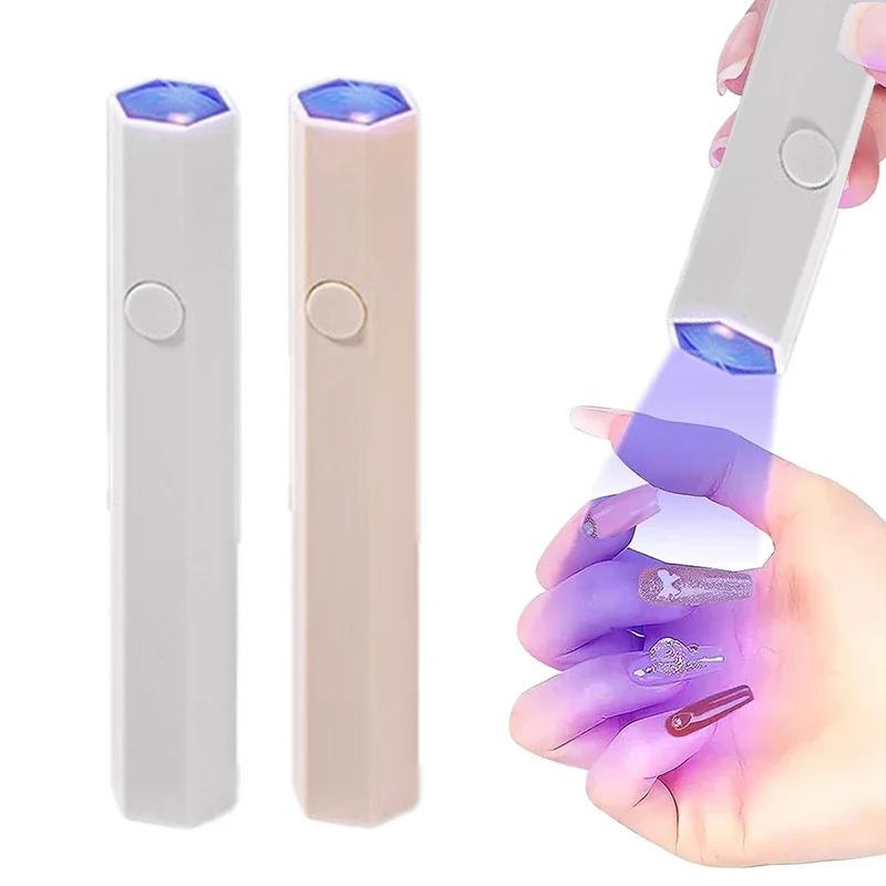 Mini UV Light Cure Nails Lamp For Gel Nails LED Nail Lamp For Gel Polish Manicure USB Nail Dryer For Fast Curing