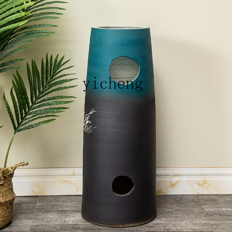 LSL ceramic column basin bathroom floor-to-ceiling washbasin integrated pool household