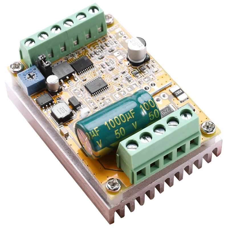 2X 380W 3 Phases Brushless Motor Controller Board(No/Without Hall Sensor) BLDC PWM PLC Driver Board DC 6.5-50V