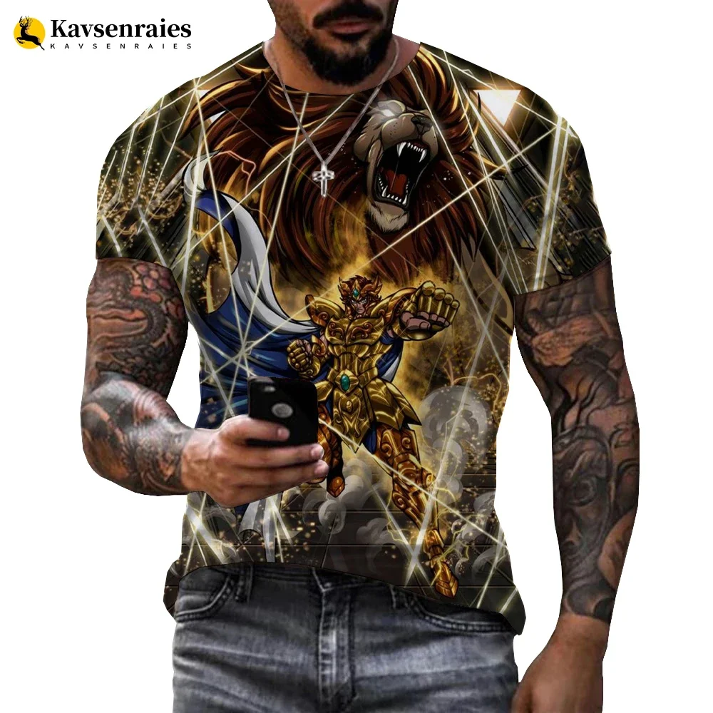 Saint Seiya T Shirt Men/women 3D Printed T-shirts Casual Harajuku Style Tshirt Streetwear Tops Dropshipping 6XL