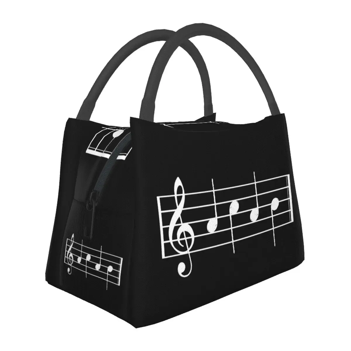 

ACAB In Musical Notes Lunch Bags Insulated Bento Box Waterproof Lunch Tote Picnic Bags Cooler Thermal Bag for Woman Children