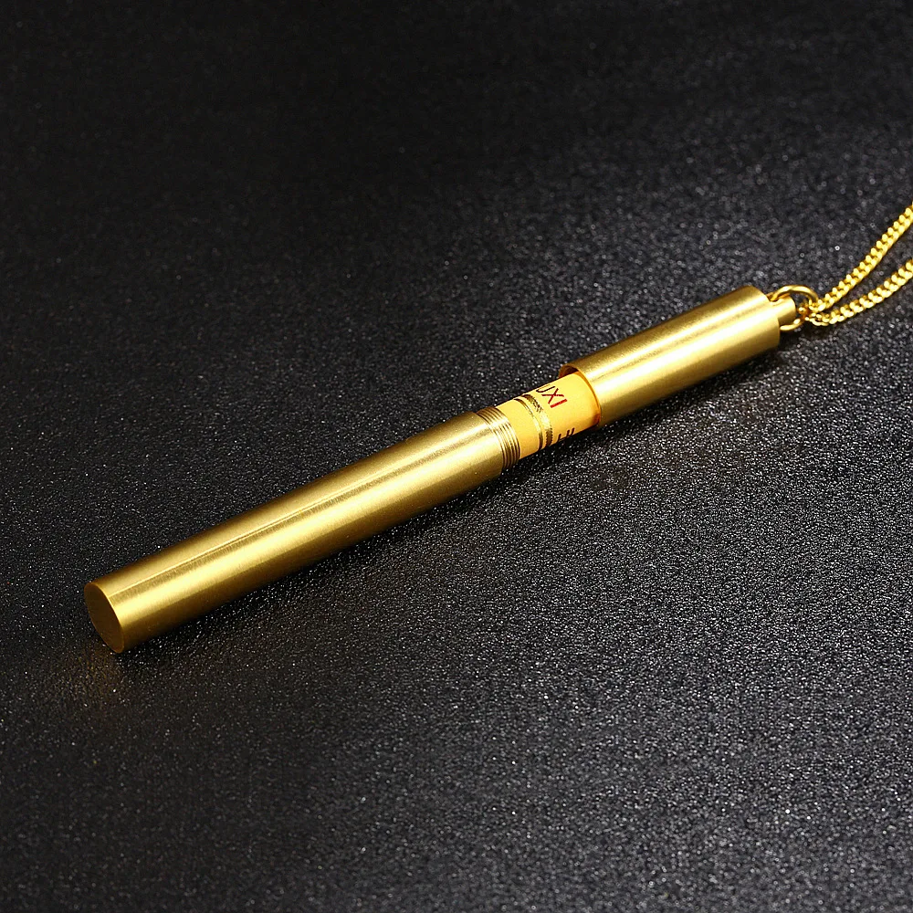 Geometrische Titan Stahl Anhänger Straße Hip Hop Cool Bounce Di Männer Frauen Mode Halsketten Schmuck – Detail 4