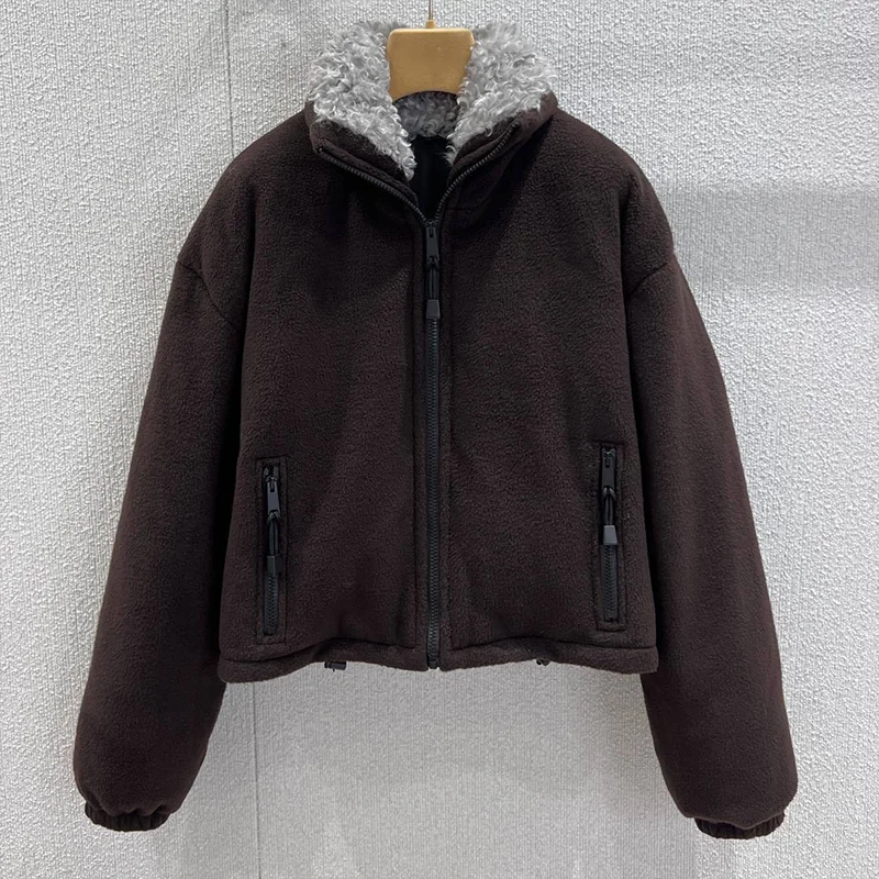 

Высококачественное кашемировое женское зимнее пальто из смешанного мохерового прядения сохраняет тепло и защищает холодная куртка, одежда 25100808