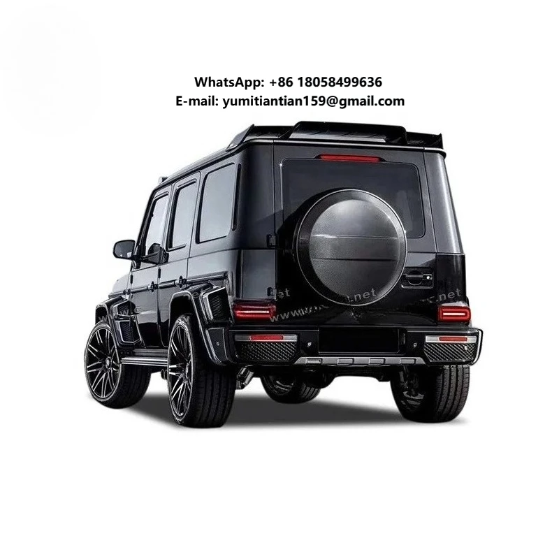 

Новый дизайн: крышка багажника в стиле Bar-bus из углеродного волокна W464 для Mercedes G-класса, чехол для запасного колеса