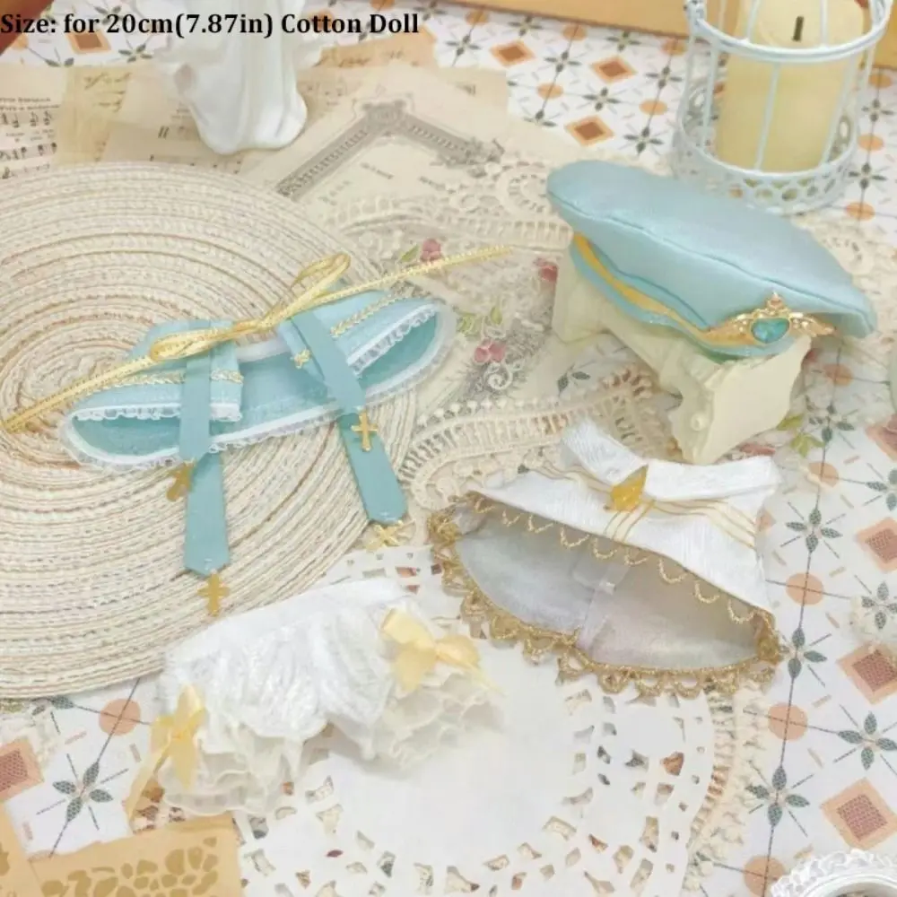 Simpatici vestiti per bambole da 4 pezzi/set da 20 cm, delicati accessori per bambole fai da te, graziosi vestiti per bambole, giocattoli per bambini
