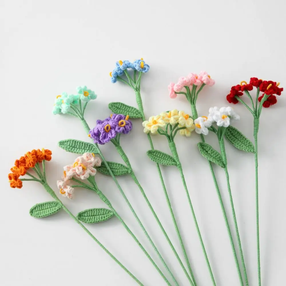 

Book Page Marker 3D Flower Bookmark Book Paginator Flower Book Clip Handmade Knitted Book Clip Weaved Simulated Flower