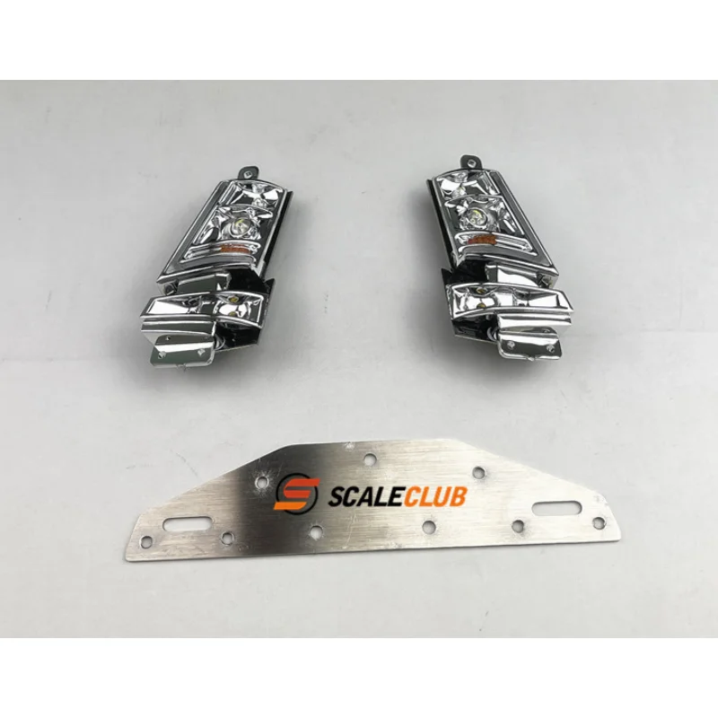 RC 1/14 Integrated Water Headlight for Tamiya Hydraulic Excavator Loader Dump Truck for SCANIA MAN VOLVO Trailer Tipper DIY Part
