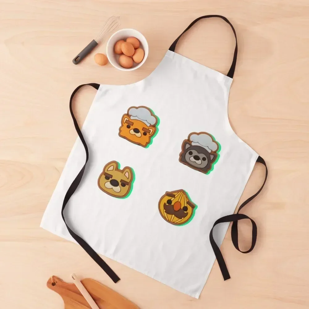 

PACK - Overcooked Apron cleanings bib Waterproof Men'ss Apron