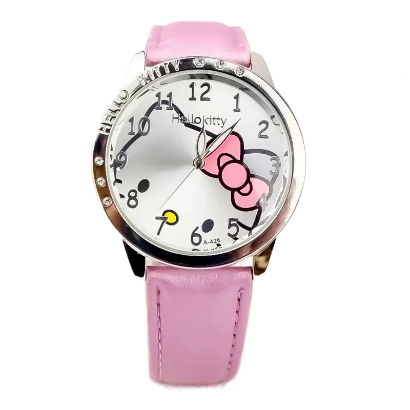 Mickey Children's Fashion Student Watch Quartz Watch Cartoon Cute Dial PU Leather Fashion Strap Children's Student Watch Gift - view 5