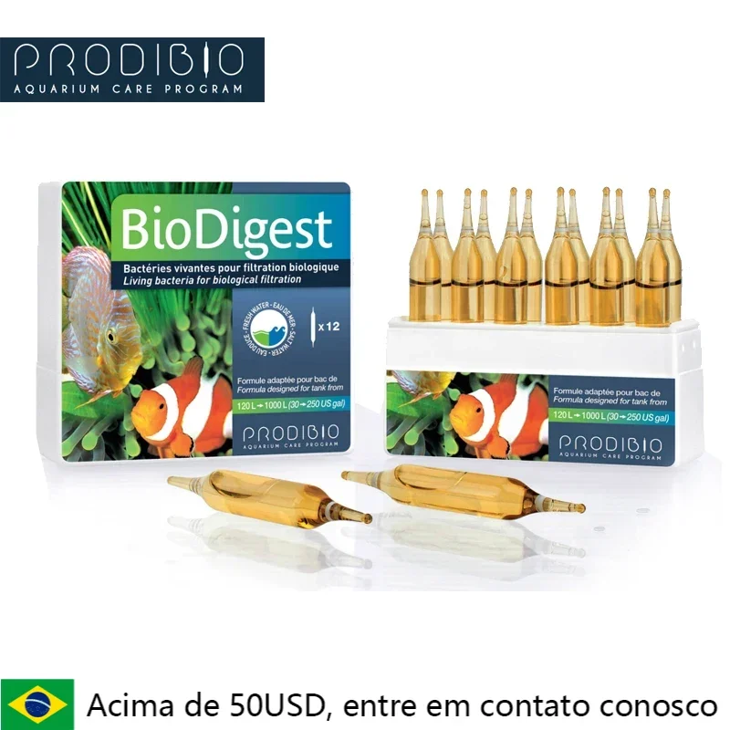 BioDigest Fish Reef Tank PRODIBIO Aquarium Care Bacterial Solution Fresh And Marine Water Aquario Booster marinho chihiros