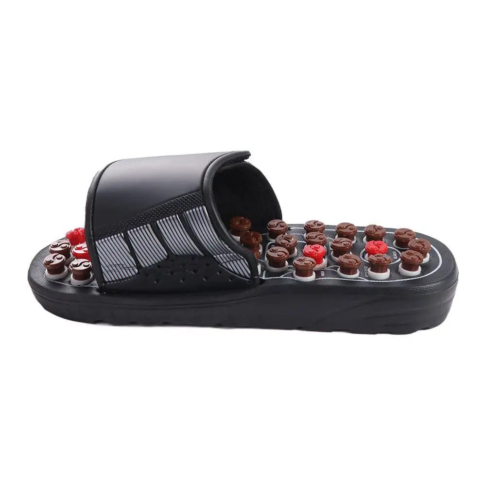 Rotating Foot Massage Shoes Unisex Anti-slip Acupressure Massage Slippers Feet Care Reflex Stress Reflexology Sandals Plantar