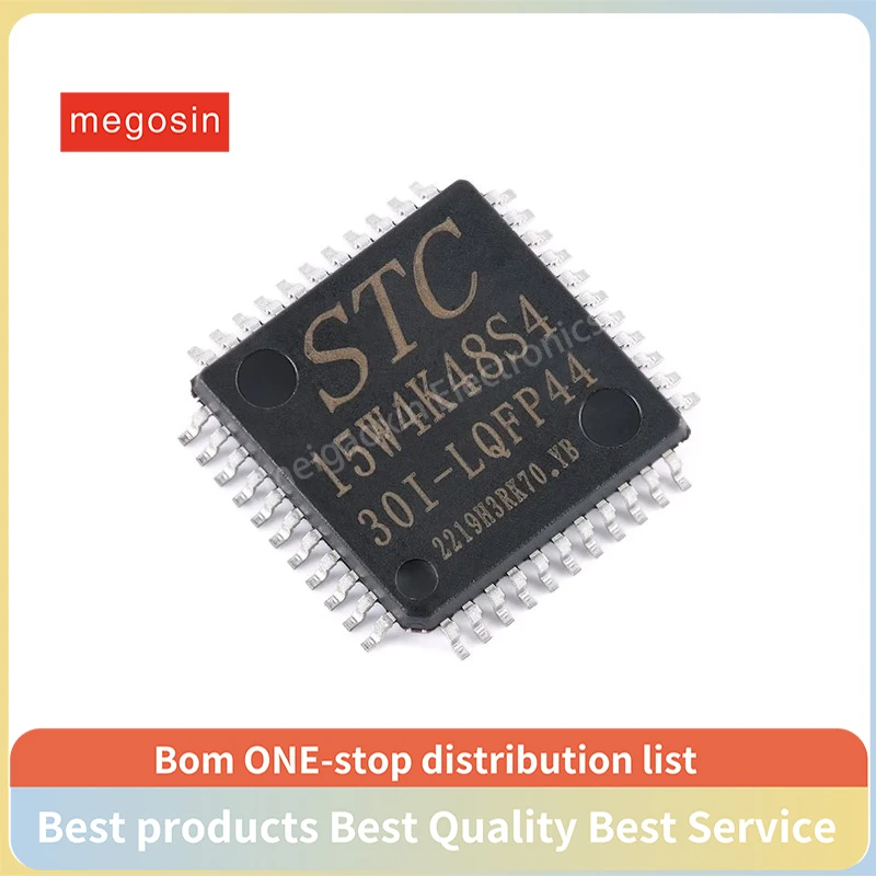 1pcs/lot STC15W4K48S4-30I-LQFP44 STC15W4K48S4-30I 15W4K48S4 LQFP44 Microcontroller chips in stock