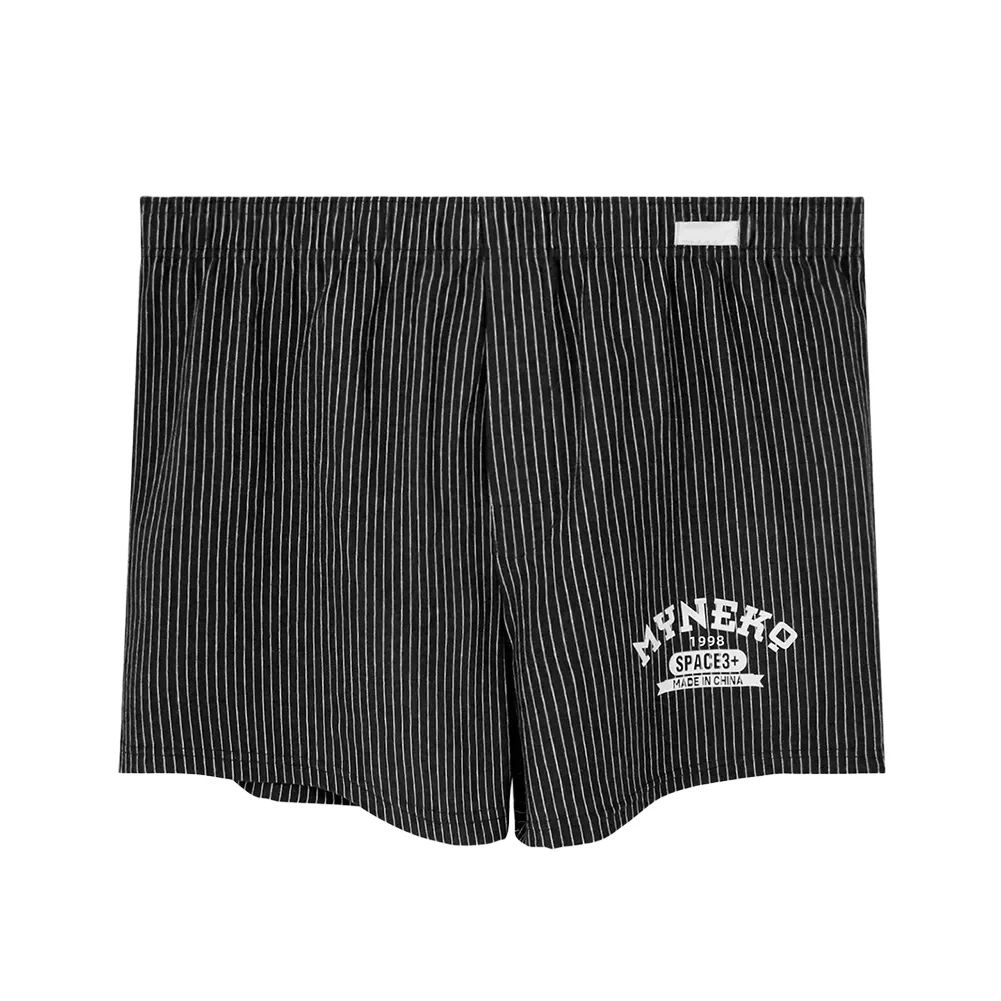 

Дышащие хлопковые боксеры-шорты 2XL, повседневная пижама, 10% спандекс, абсолютно новый классический стиль, удобная посадка, полосатый узор