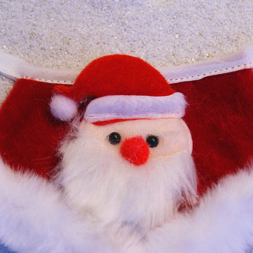 

Pet Christmas Scarf Dog Cat Bib Holiday Clothing XL Size Furry Friend Gift Santa Pattern Necklace Decor Collar Supplies