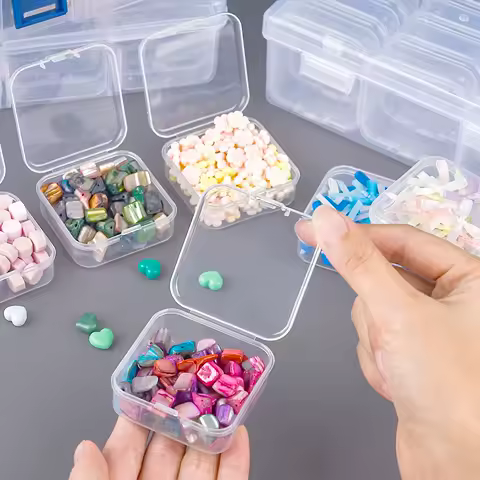 DIY Diamond Painting Embroidery Storage Box Nail Art Jewelry Rhinestone Mosaic Storage Container Multifunctional Storage Box