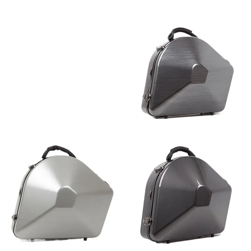 Hard shell split horn box, waterproof and anti-drop, high-grade imported material, round horn split bag, double back portable.