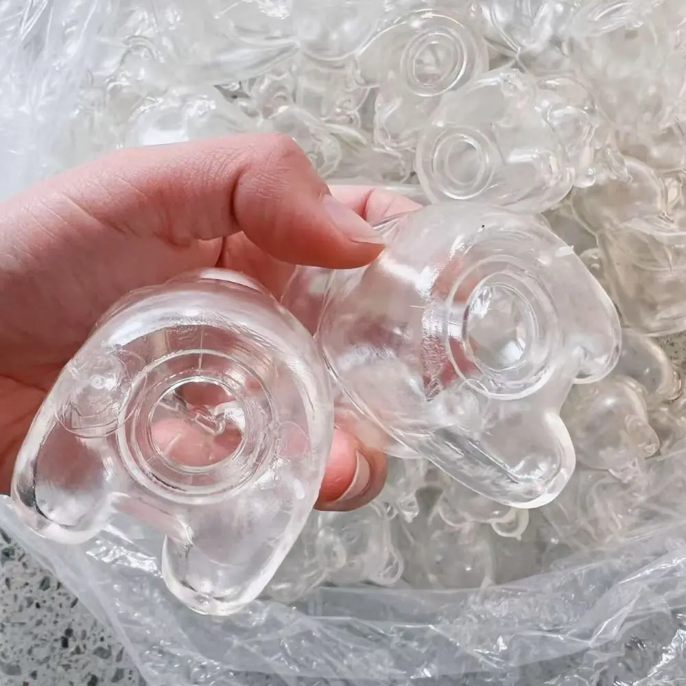 Clear Slow Rebound DIY Empty Ball Skin Soft TRP Transparent DIY Pressure Ball Kit Maltose Squeeze Flexible Handmade Ball Skin