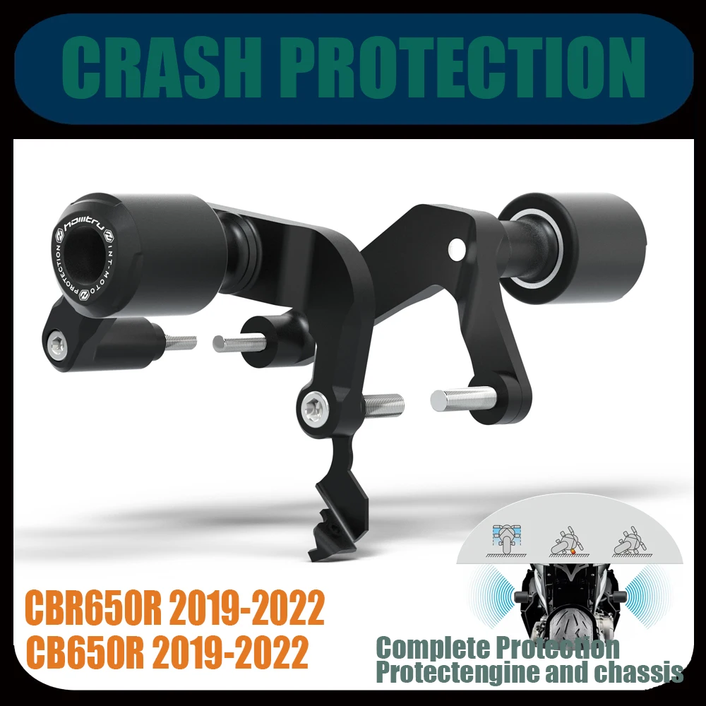 

Motocross Frame Sliders for Honda CBR650R CB650R 2019-2023 Crash Protection