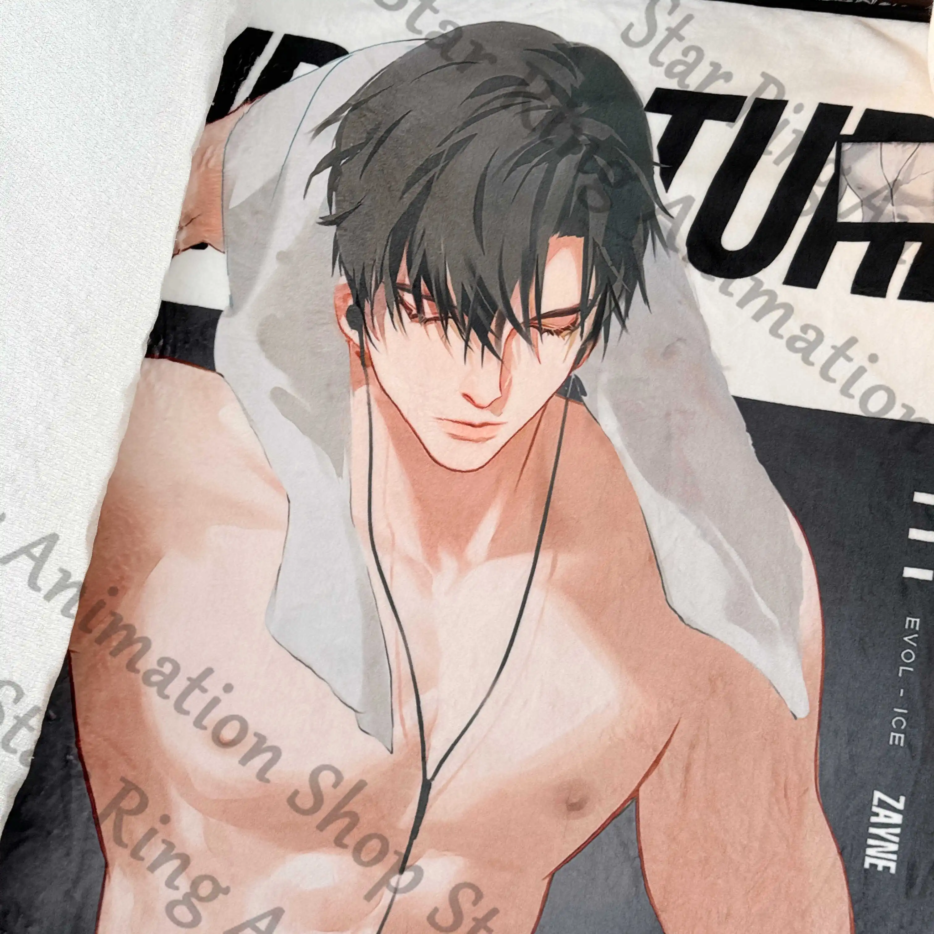 

Original Love and Deepspace Zayne Anime Cape Mantissa Cloak Plush Throw Blanket Cover Room Keep Warm Cartoon Cospaly Gift