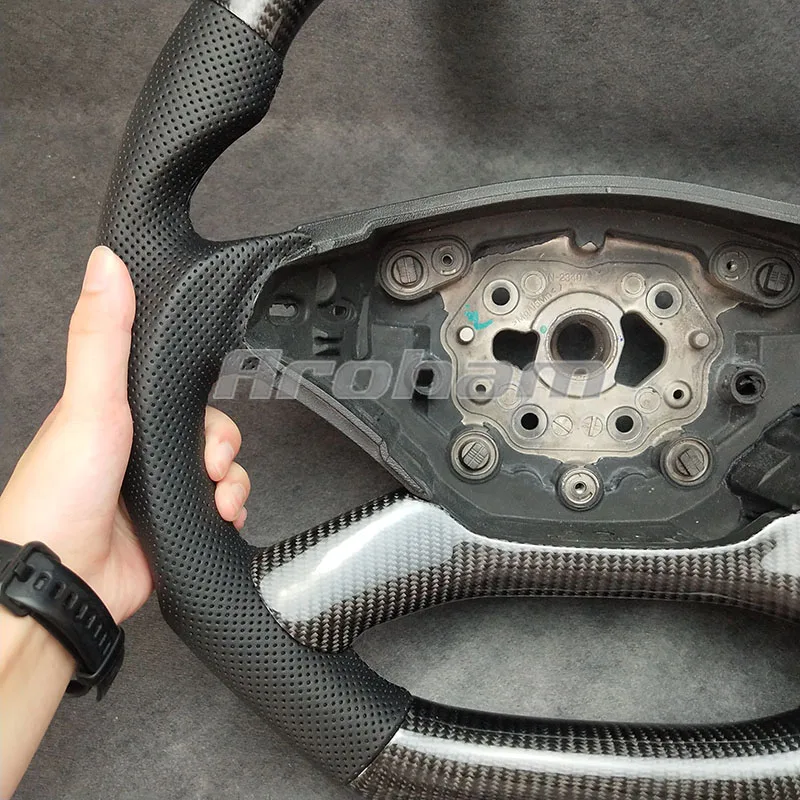 Carbon Fiber Steering Wheel For Mercedes-Benz W221 W216 S63 S550 S350 CL63 CL65 CL550 2009 2010 2011 2012