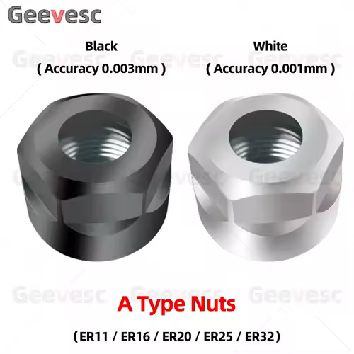 Dynamic Balance ER8 ER11 ER16 ER20 ER25 ER32 A M UM Nut SK10 SK16 GER 11 16 20 25 32 high-speed ER SK CNC Nut Engraving machine - Image 2
