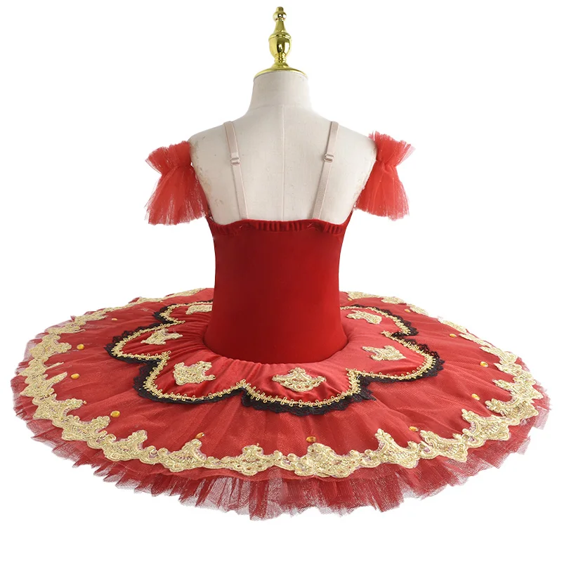 Professional Ballet Tutu Girls Platter Pancake Tutu Ballerina Party Dress Adult Women Children Ballet Dance Costume