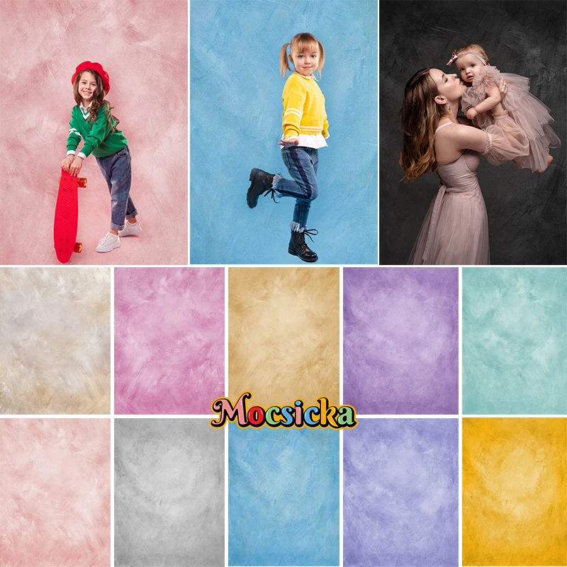 

Mocsicka Photography Background Abstract Texture Solid Color Birthday Maternity Wedding Adult Kid Portrait Backdrop Photo Studio