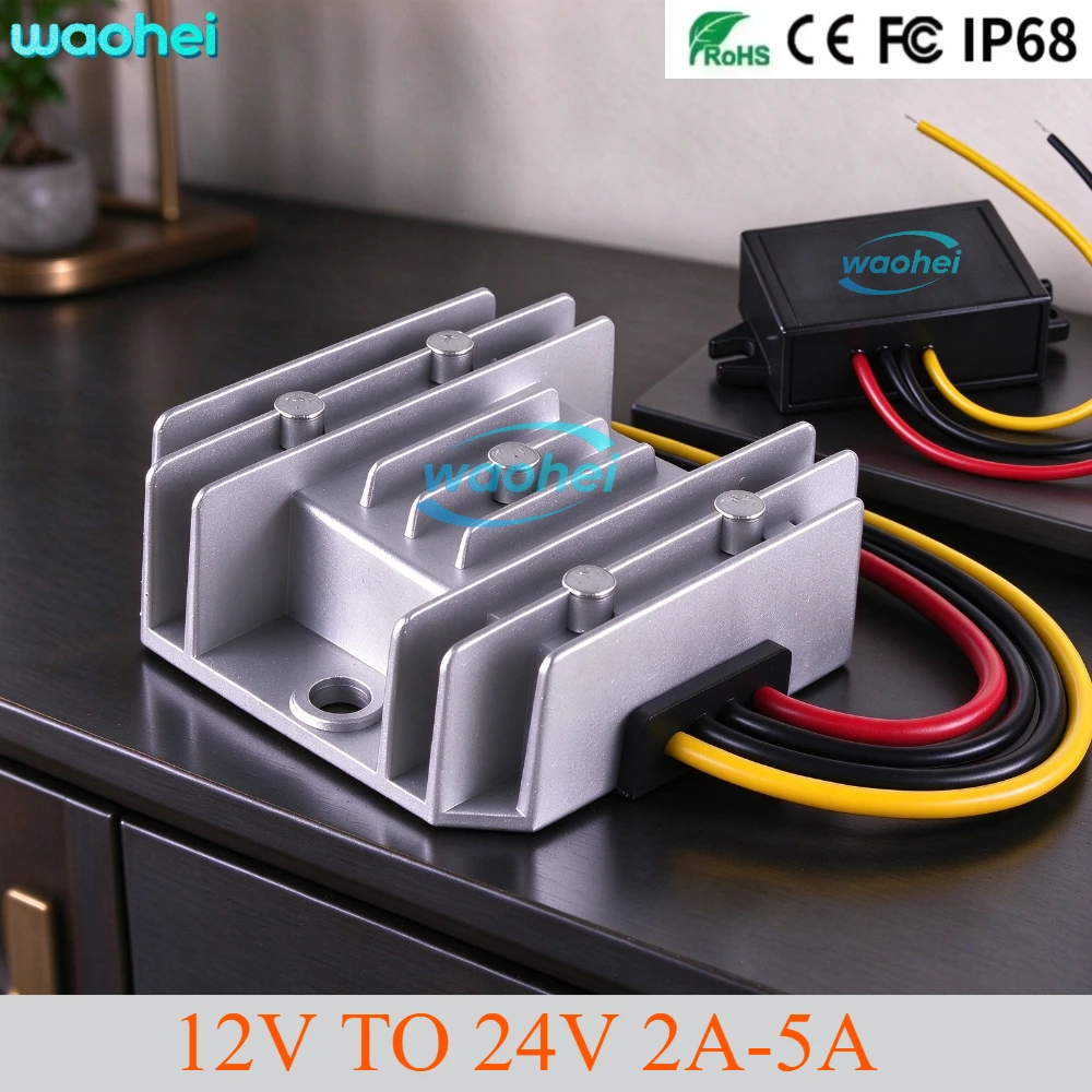 DC DC Step-up Converter 12V To 24V 2A 3A 4A 5A 6A Stabilizer 12 Volt To 24 Volt 120W Boost Voltage Regulator Module Car Vehicle