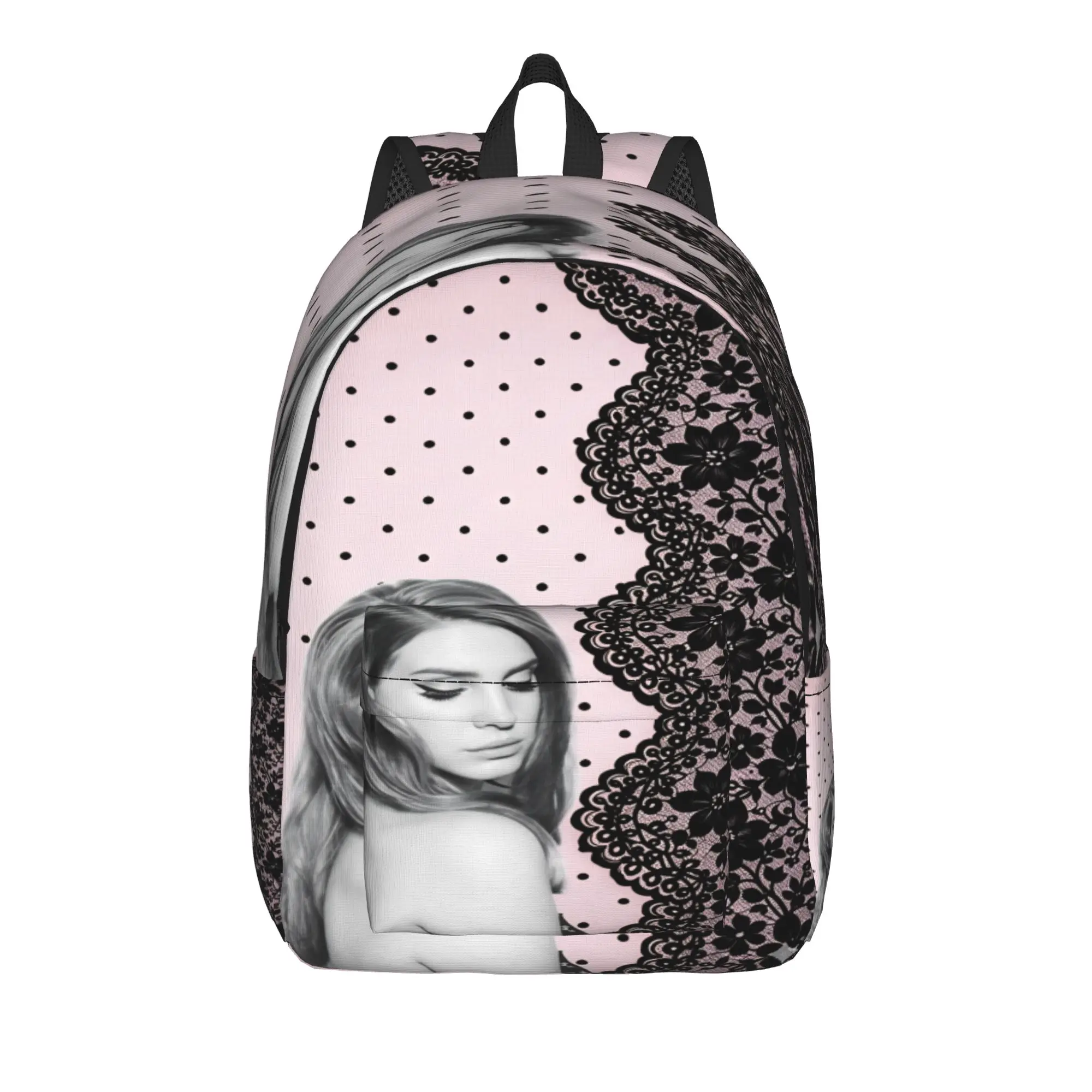 Lana Del Rey Singer Lizzy Grant  Backpack  Style Backpacks Boy Girl Workout Large High School Bags Colorful Rucksack