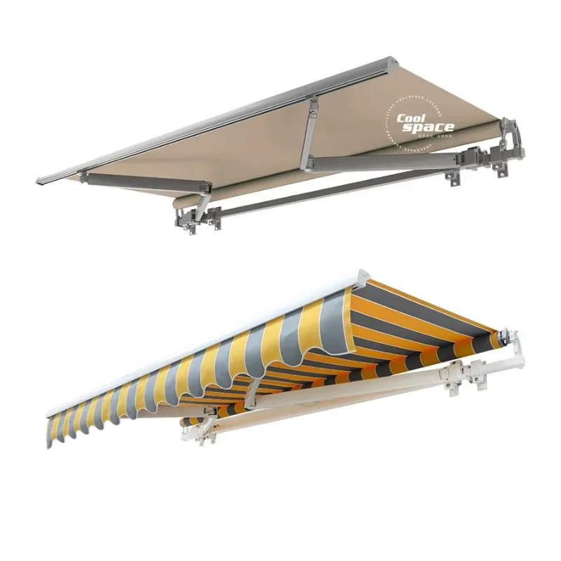 

Custom Retractable Aluminium Fixed Awning for Door Cap Awning with Full Sizes and Various Control Mode