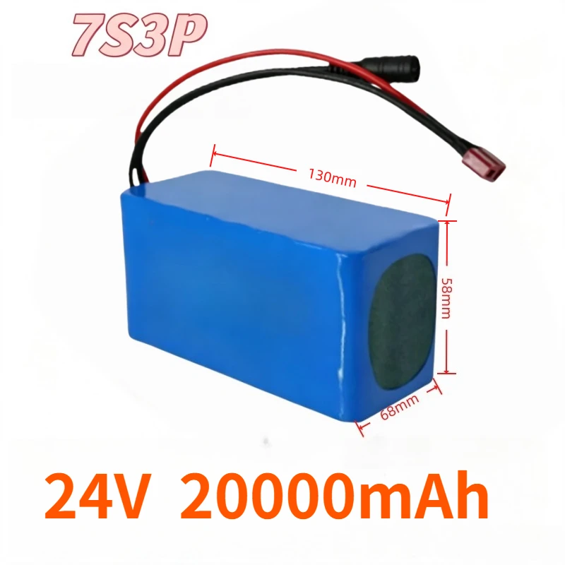 Super Long-Life 20000mAh 24V Lithium Battery for Hoverboard Self-Balancing Scooter, 29.4V 7S3P Rechargeable Pack with charger