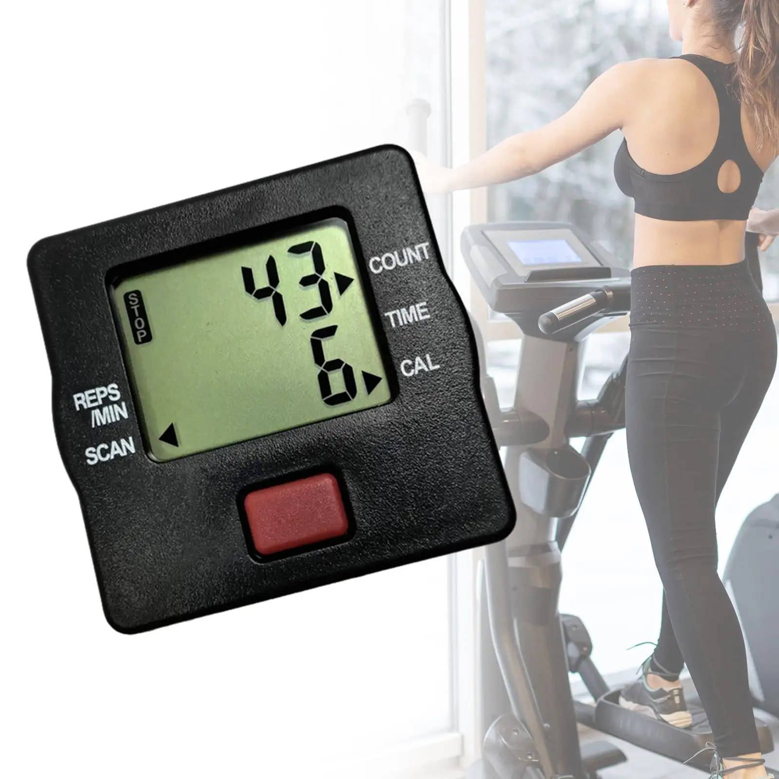 Stepper Counter Replacement Monitor Speedometer for Touch Height Device Hydraulic Rowing Machine Riding Machine Walking Machine