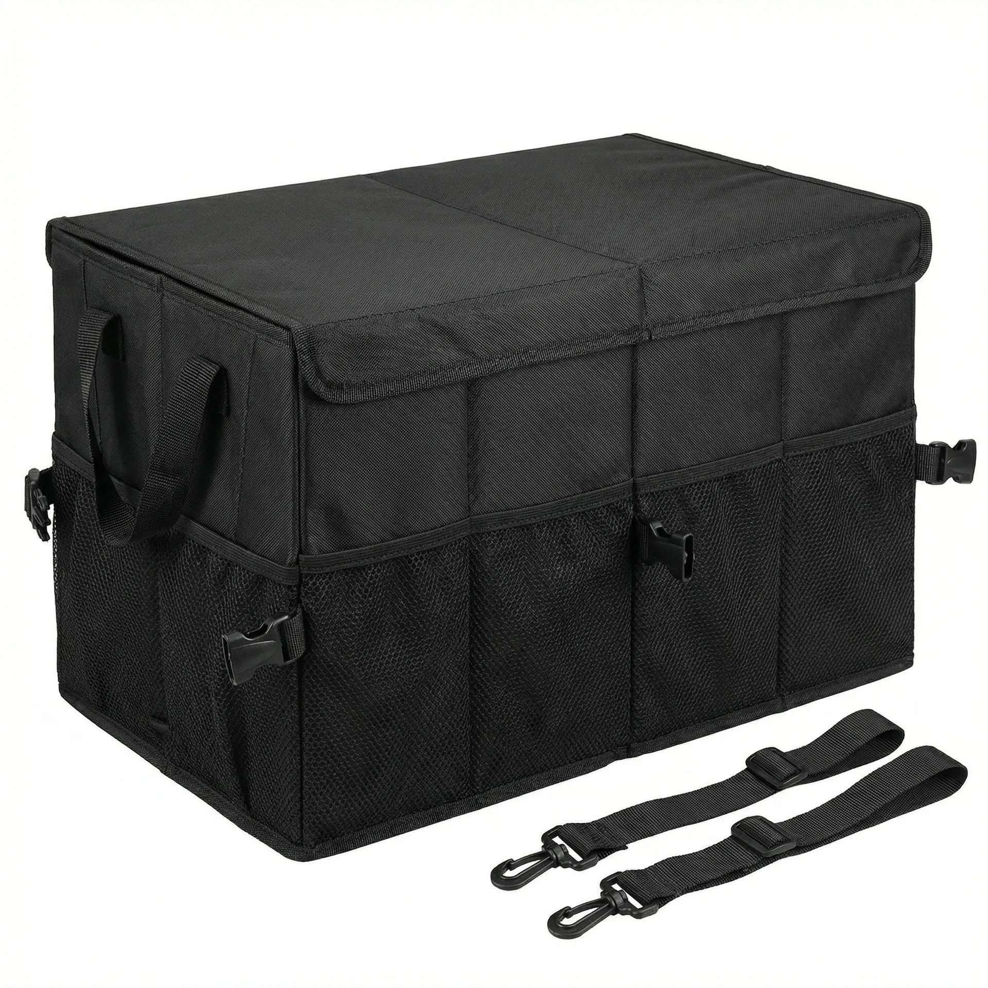 

Car Trunk Organizer – Collapsible, Multi-Compartment Storage for SUVs, Cars, and Vehicle Accessories